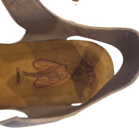 Fly London Gogo  Womens Gray Wedges Platform Sandals Shoes  39 EU 8 - 8.5 US - Picture 8 of 12